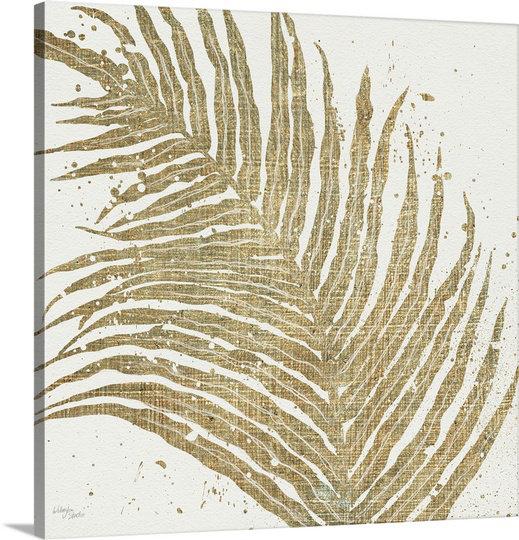 Gold Leaves Modern & Contemporary Great Big Canvas 