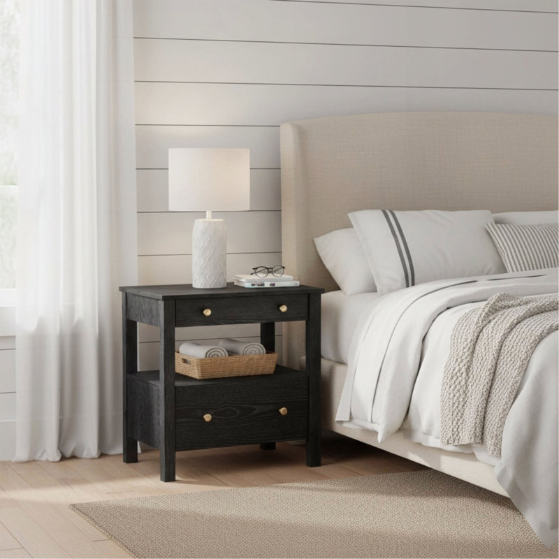 Danielle 2 Drawer Nightstand
