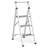 2 Step Ladder Folding Stool with Handgrip, Wide Platform Step, Non-Slip Feet, 330 lbs Load Capacity-1996086618