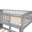 Lit superposé simple au-dessus de simple avec tiroirs et glissière Stairway, maximisant l'espace et ajoutant du plaisir aux chambres d'enfants