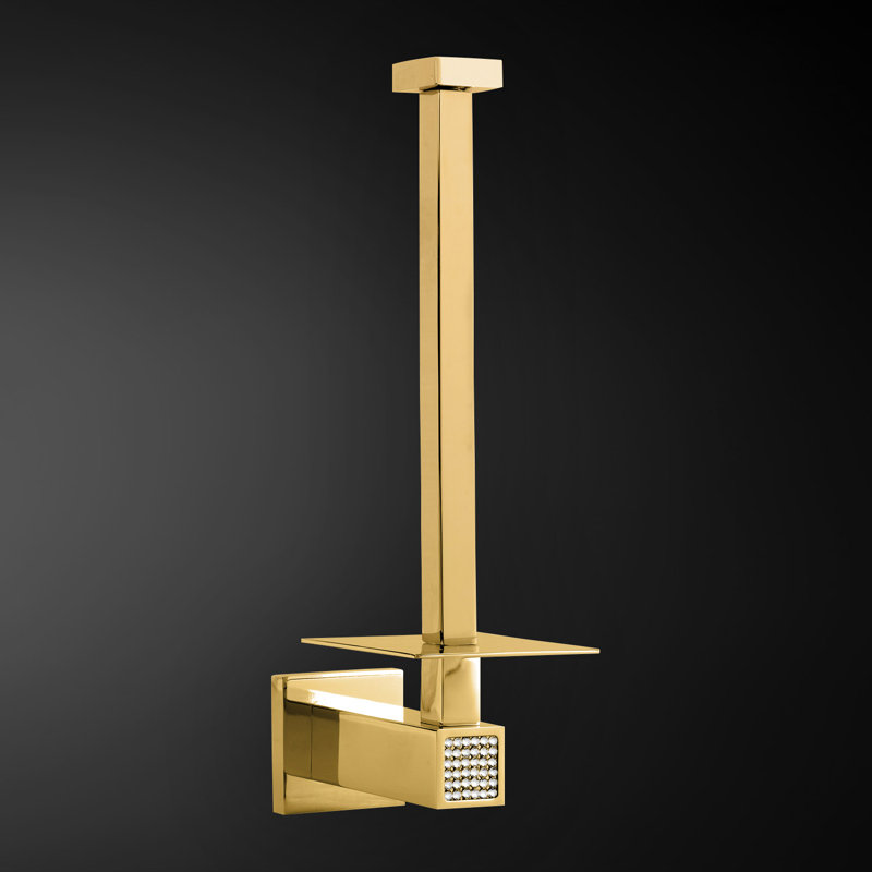 Porte-rouleau vertical Swarovski, Polished Gold