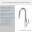 Robinet de cuisine à poignée simple Vaughn avec technologie d'ancrage magnétique DockForce®-33097817
