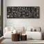 «Abstract Face Portraits - Impression sur toile encadrée surdimensionnée»-111653568-111653566
