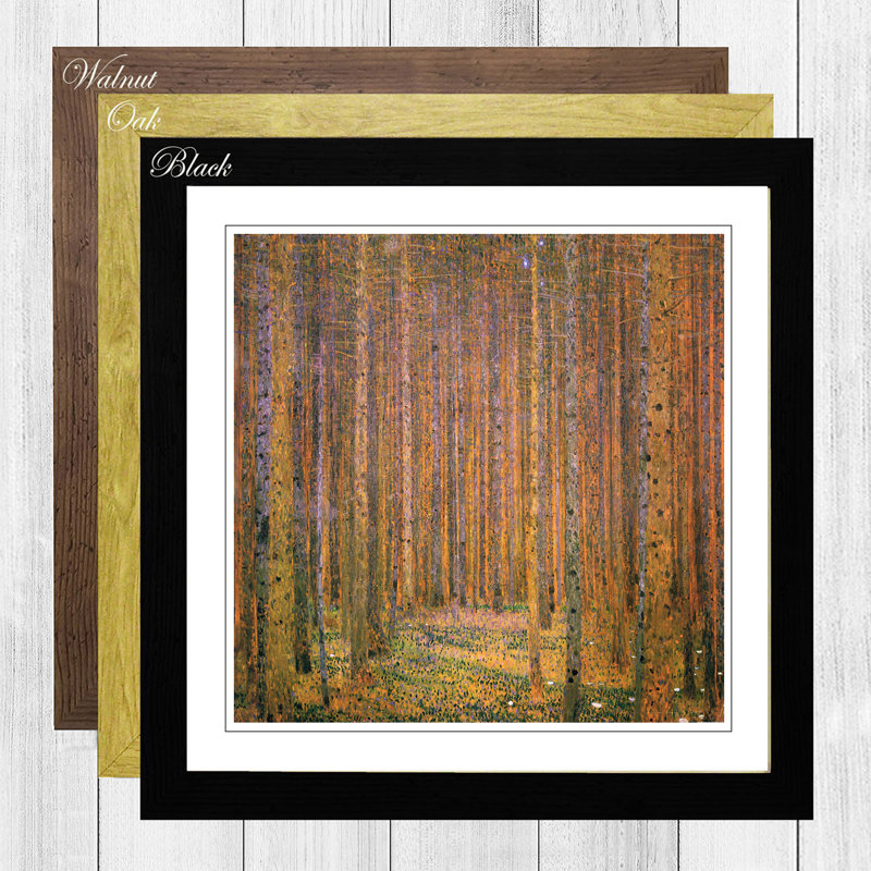 Gustav Klimt - Single Picture Frame Painting, Black
