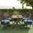 Stripe Patio Cushions Indoor/Outdoor Chair Pad Cushions, Thick Fiber Fill Tufted 19" x 19"-74964058-102878029