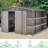 10 ft. W x 8 ft. D Metal Storage Shed
