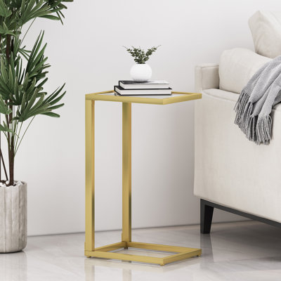 Glass Top End Table