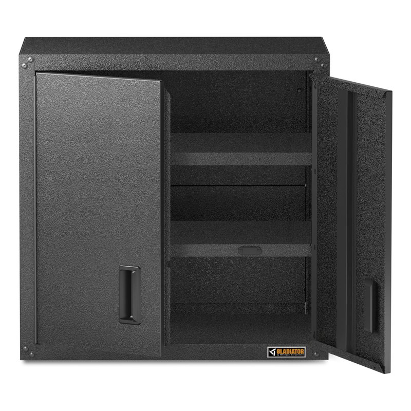 Single Storage Cabinet, Black