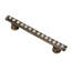 Caché 4 inches c.c. pull with flared feet with center of Swarovski Clear Crystals in Chalice-1462733154-1462733153