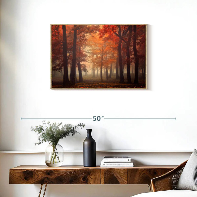 Sensation, Cadre flottant en bois naturel, 46 po x 31 po