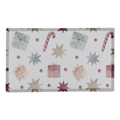 Amiaha Non-Slip No Pattern Doormat