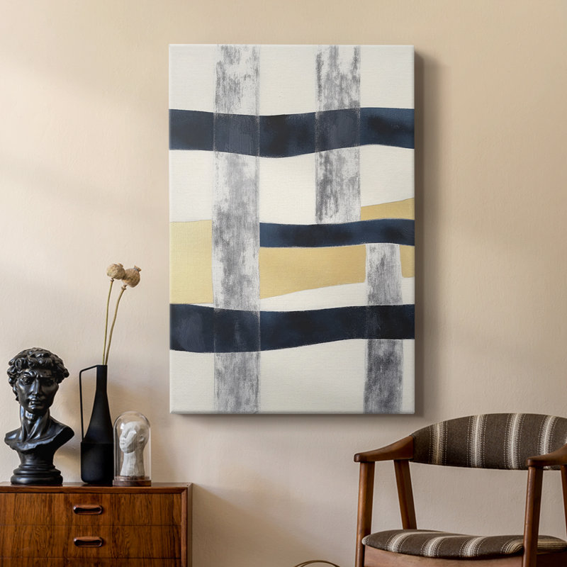ABSTRACT Series DCCCXCVIII -Custom Wrapped Gallery Cavas, 18" H x 12" W