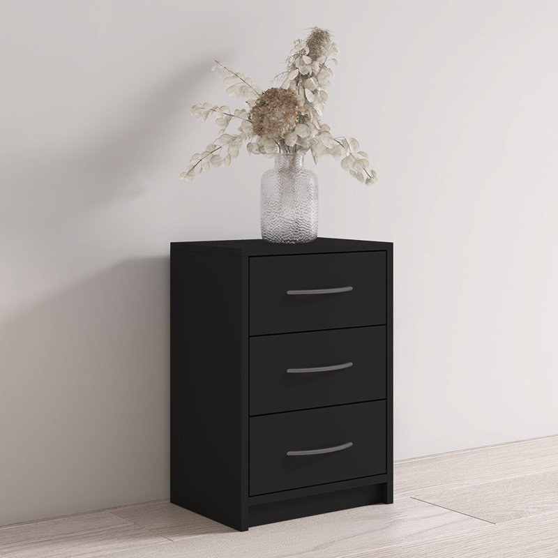 Table de chevet noire 15,2 po Polo, Noir