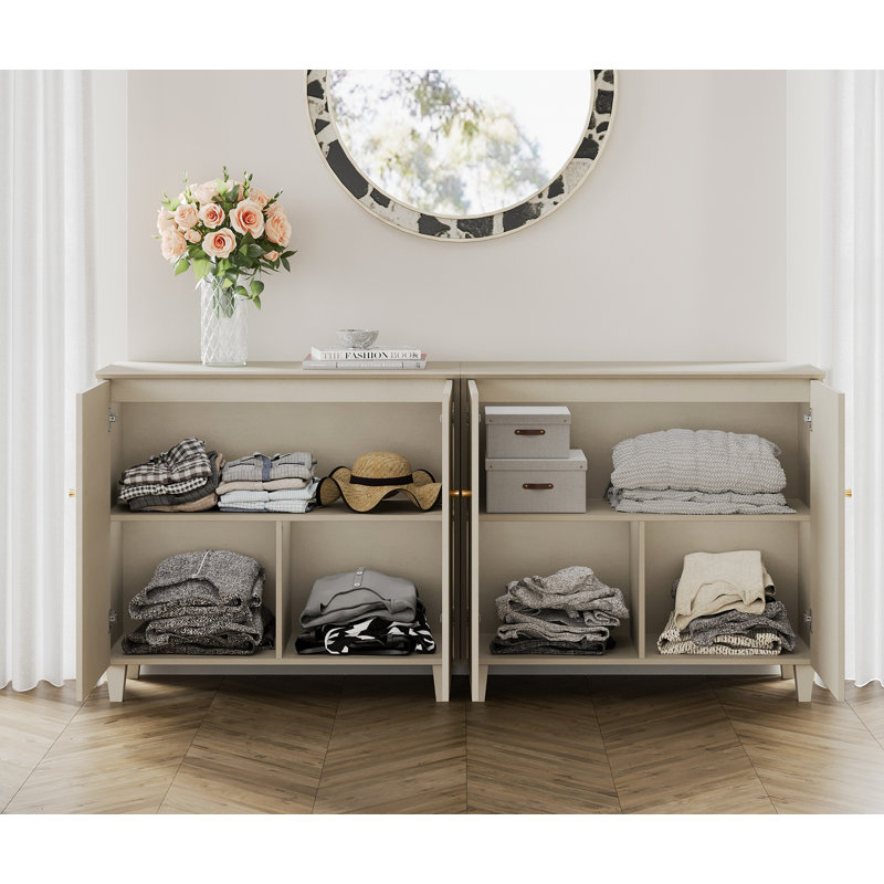 Buffet de 70,8 po de largeur, Beige