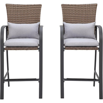 2 - Person Patio Dining Chairs with Cushions