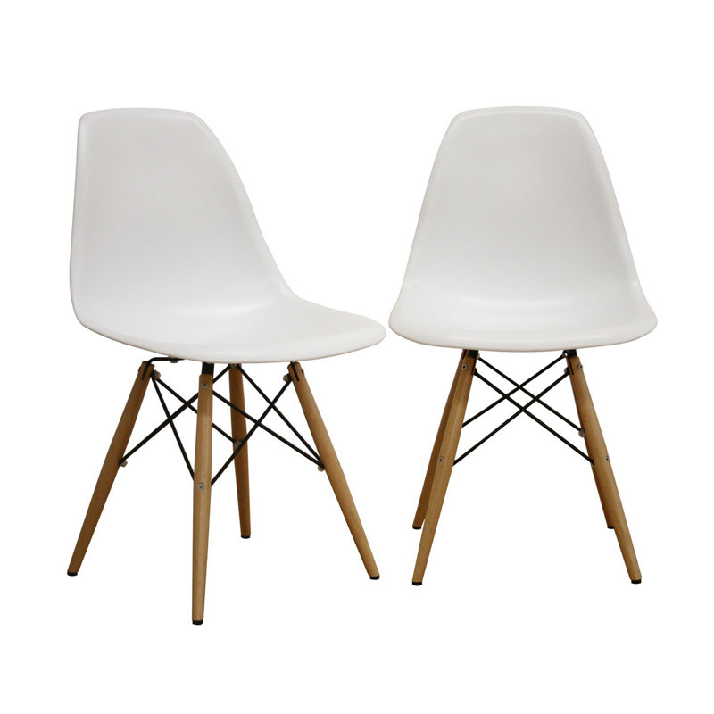 Chaise d'appoint Haynie, Blanc