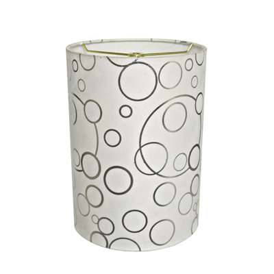 Abat-jour tambour en tissu 8 po