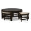 Raffles Rattan Cocktail Table with Benches-71441868-71441910