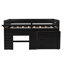 Lit mezzanine simple avec armoire et tablette-1609826488