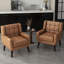 Fauteuil d'appoint revêtu de similicuir 28,3 po Davey-1709621338
