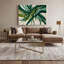 «Lyrical Abstraction 34», art mural sur toile verte-82271592