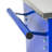 6 Drawers Garage Tool Trolley, Metal Rolling Cart With Wheels, Black & Blue, Key Locking, - Bearing Drawer Slides Multifunctional Storage For Workshop Warehouse Smooth Steel Countertop, Drawers, 4-672914769