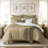 Sable Glow Coverlet & 2 Shams Set Super Queen-120906326