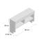 6 - Hook Wall Mounted Coat Rack