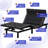Adjustable Bed Frame With 12 Inch White Gel Memory Foam Mattress --1160680319