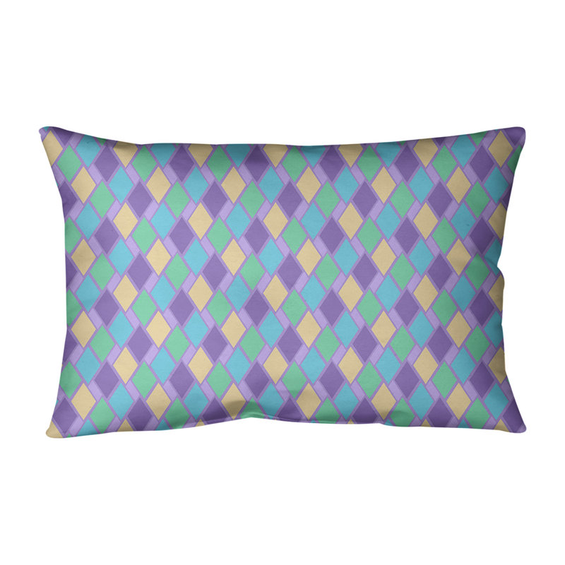 Housse de coussin rectangulaire Katelyn Elizabeth, Pas de bourre, Mauve