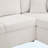 108.6" U-Shaped Sectional Sofa Bed With Storage Chaise, 3 Back Pillows, Dual USB & Power Outlets-808411601