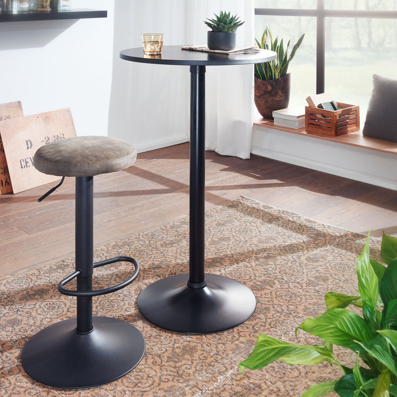 Max Round Metal Base Dining Table