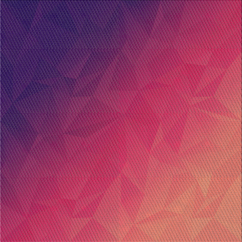 Dégradé mauve Tapis décoratif, Carré 6 pi