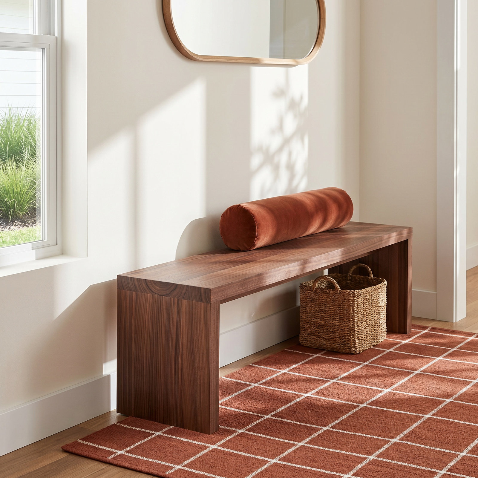 Plank Bench, Walnut