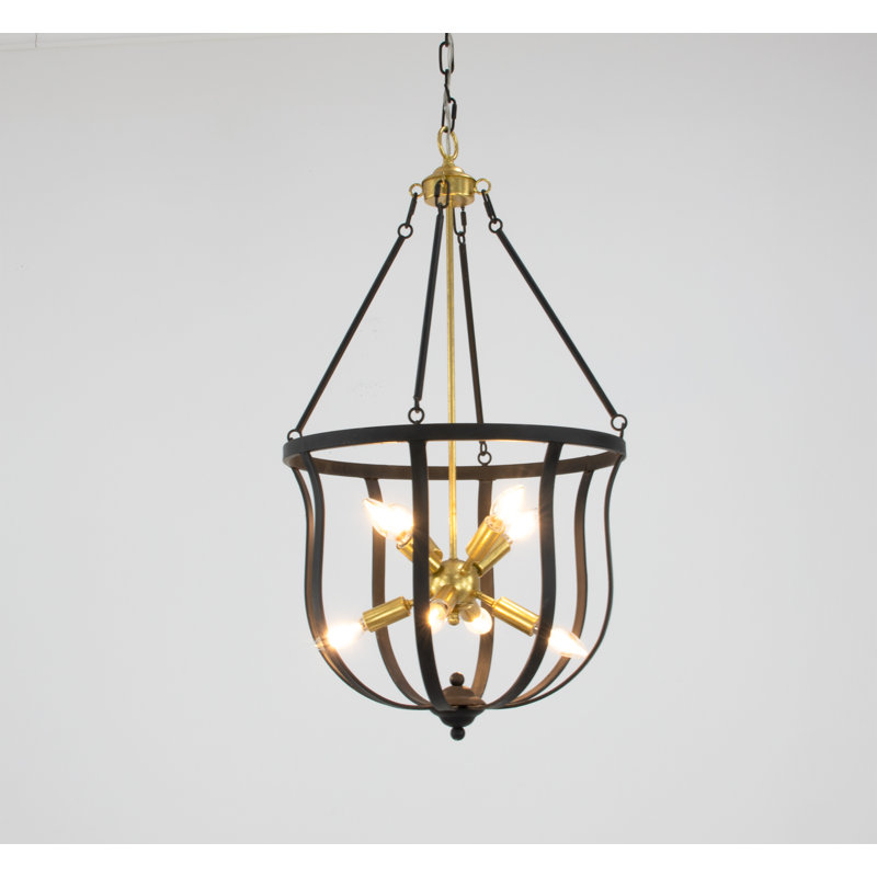 Maxim 8 - Light Chandelier, Black