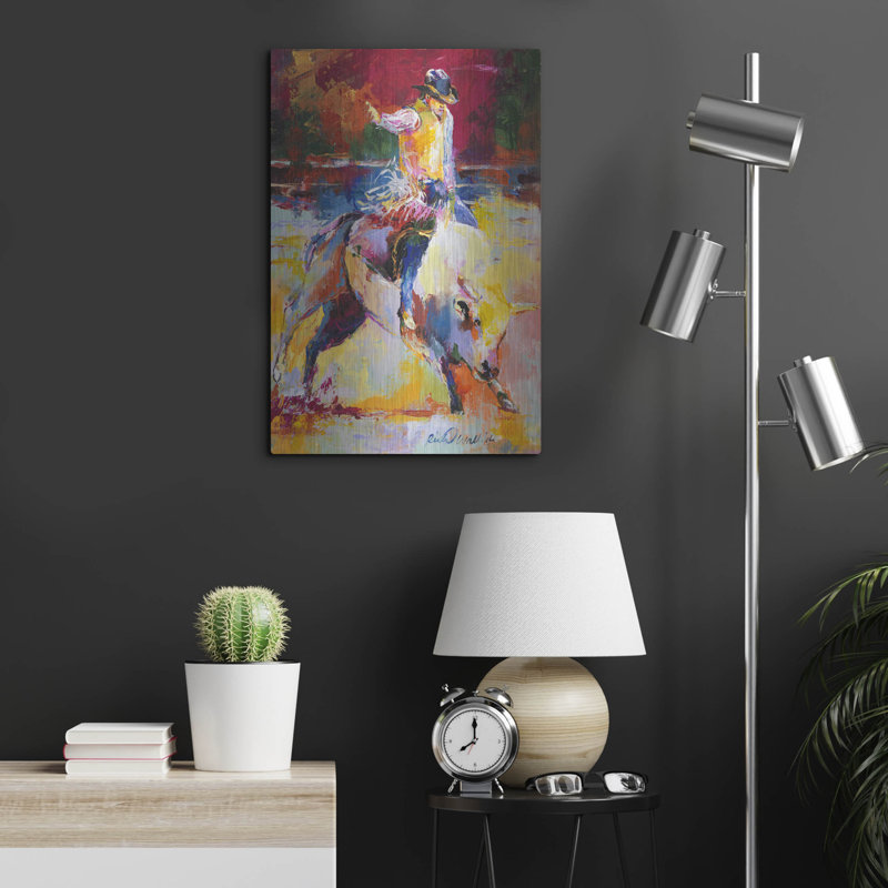 «Rodeo» par Richard Wallich, H 24 po x l 16 po