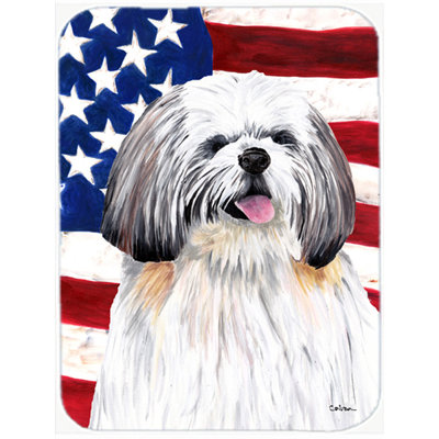Planche à découper en verre « American Flag » aux États-Unis trinx