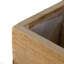 Ensemble de 2 boîtes en bois récupéré avec support en fer noir, L: 11 x 11 x 29,5 po: 8,5 x 8,5 x 21,5 po
