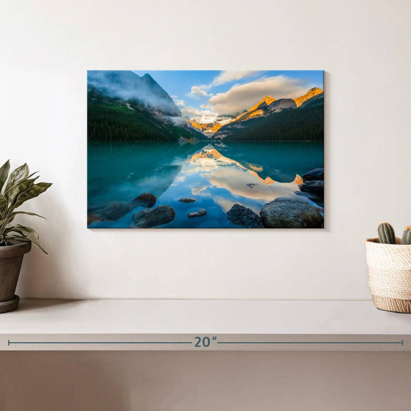 Alvord Lake Louise Reflections, H 8 po x l 12 po