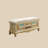 Vintage Hand Painted Solid Wood Shoe Storage Bench-527879338
