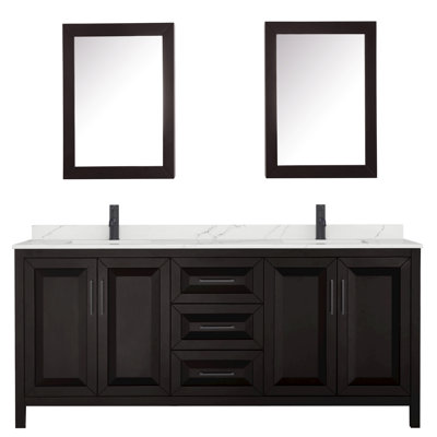 Daria 80 in. with Mirror Vanity