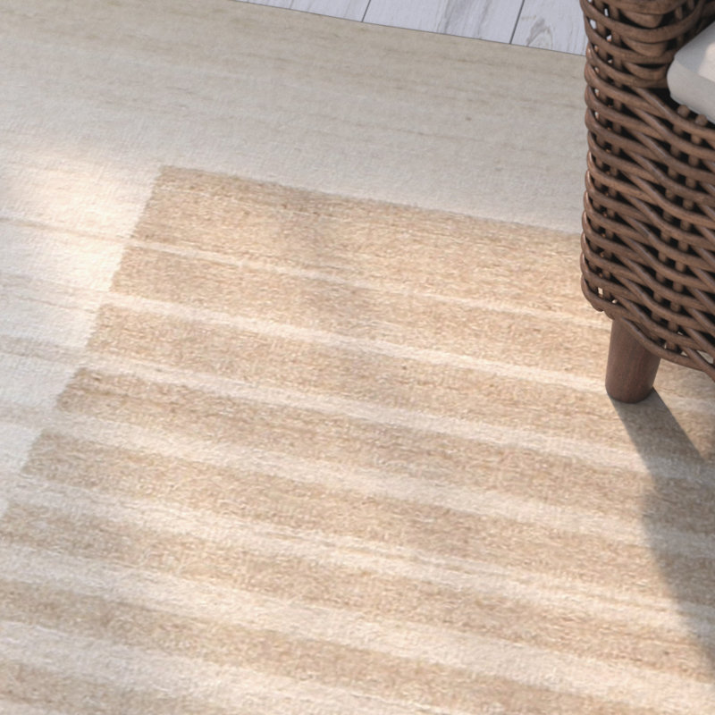 Tapis brun en laine et viscose Kelbark, Rectangle 9 pi x 12 pi