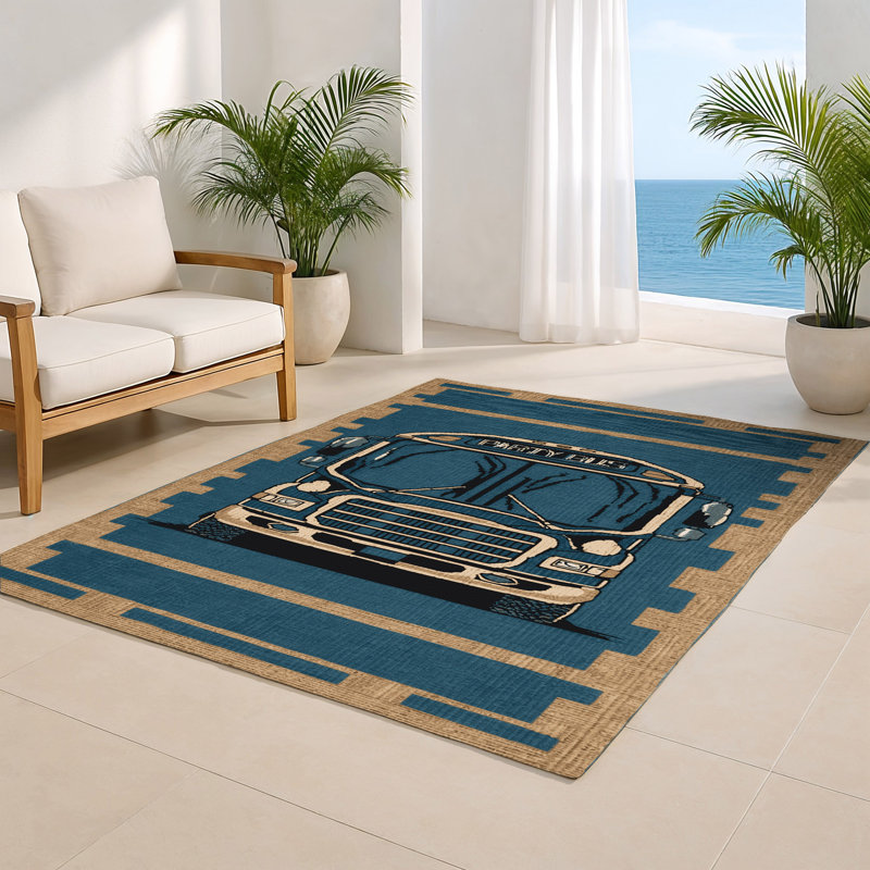 Tapis intérieur et extérieur gris Transport, Rectangulaire 8 pi x 10 pi