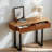 Solid Wood Entryway Table With Storage,Narrow Console Table With Fluted Design & Metal Legs, Functional Sofa Table For Hallway-1988846400