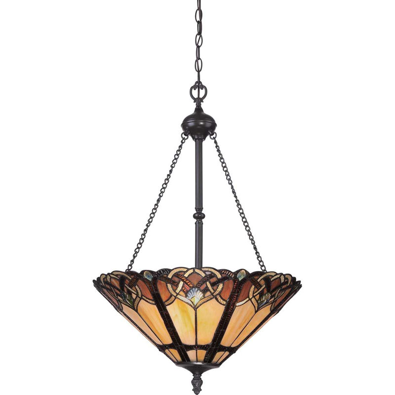 Rico 3 - Light Vintage Bronze Bowl Pendant