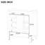 Meuble-lavabo blanc 30 po - Armoire moderne avec lavabo et tiroirs de rangement-1938843438-1938843436
