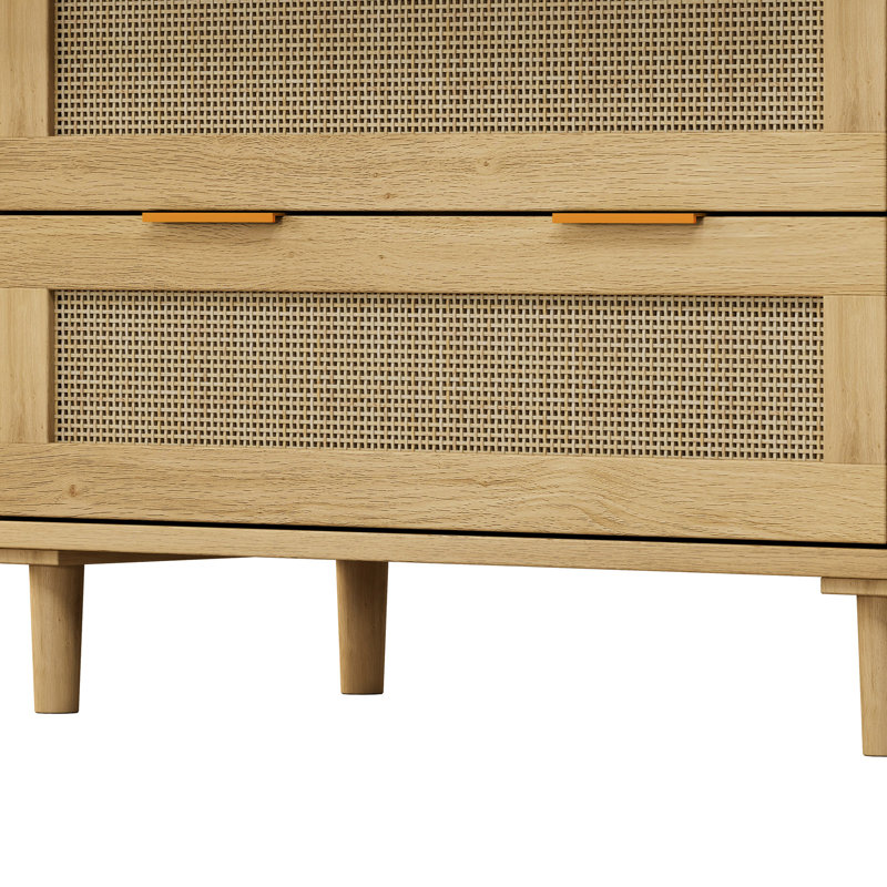 3 Storage Cabinet (2 Units), Oak - Practical Solution For Bedroom, Living Room, Dining Room 3 In ( Of 2) Versatile Option A Tidy