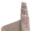 Tapis contemporain Orianthi de couleur ivoire-mauve-524742862