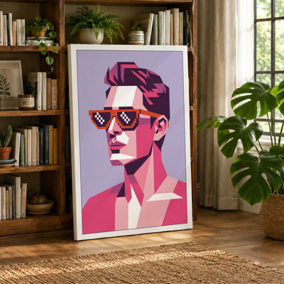 Sunglasses Statement Modern - Wrapped Canvas