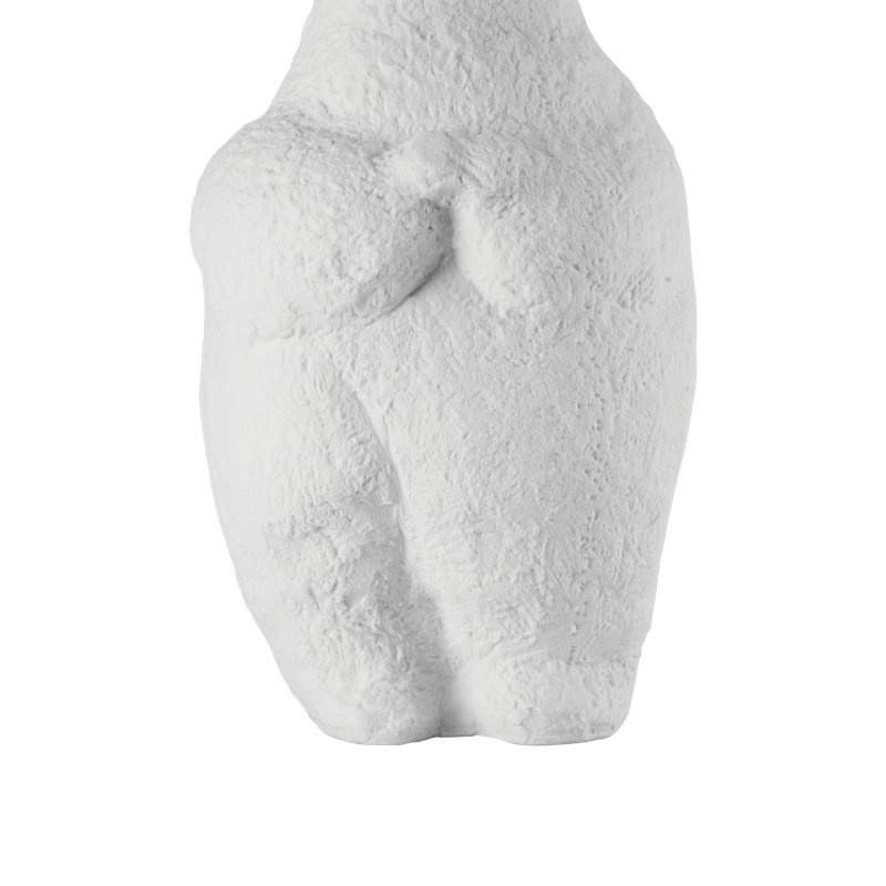 Yarmouth White Bear, 22.25" H x 11.5" W x 10.25" D